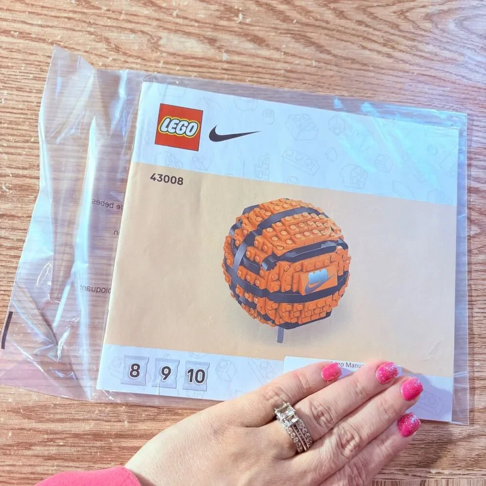 Set of 3 Lego Nike Dunk LEGO 43008 Instruction Manual Booklet